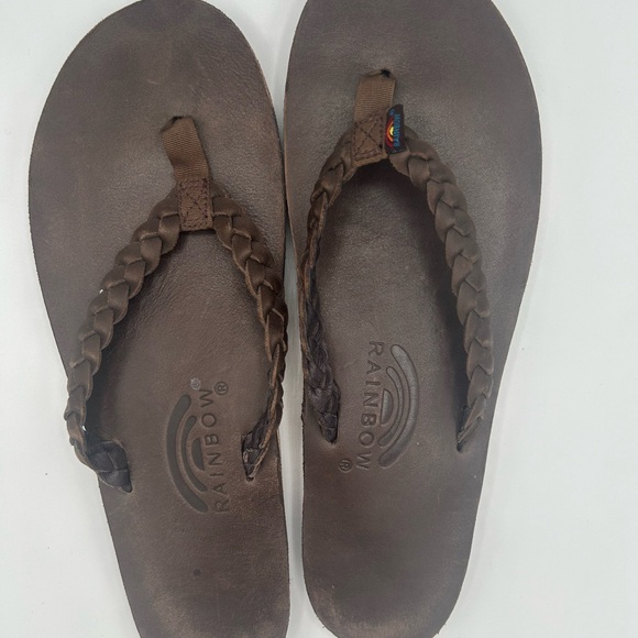 Ladies braided Rainbow sandal. - Picture 3 of 12